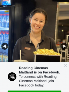 Reading Cinemas Maitland – Win a Large Combo & Choc Tops