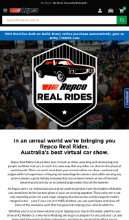 Repco Australia- Register for Repco Real Rides Virtual Car Show & – Win The Hilux (prize valued at $30,000)
