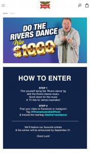 RIVERS – Competition (prize valued at $1,000)