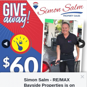 Simon Salm Re-Max Bayside Properties – Win a $60 Fuel Voucher and Enjoy a Family Day Out Without Worrying About Fuel