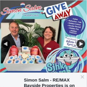 Simon Salm Re-Max Bayside Properties – Win an Amazing Gift Pack From The Sink Bomb Company
