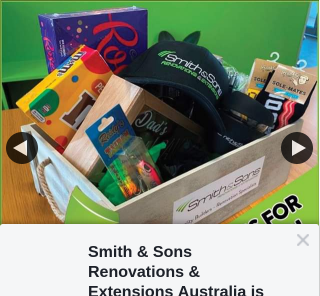 Smith & Sons Renovations & Extensions Australia – Win this Amazing Father’s Day Hamper