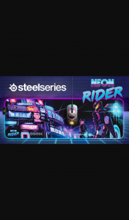 Steel Series ANZ – Win 1 of 3 Steelseries Neon Rider Limited Edition Prize Packs Including a Sensei Ten Ambidextrous Gaming Mouse & Qck Prism Xl Rgb Gaming Mouse Pad (prize valued at $3)