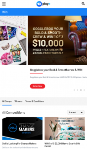 Ten Play – Win a $2000 Harris Scarfe Gift Card (prize valued at $10,000)