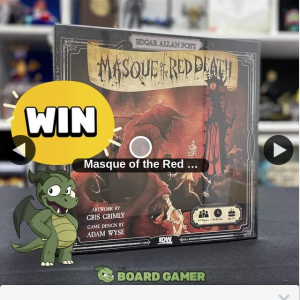 The Board Gamer – Win a Copy of Masque of The Red Death