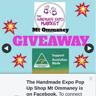 The Handmade Expo Pop-Up Shop Mt Ommaney – Win One of Two $100 Vouchers (prize valued at $200)