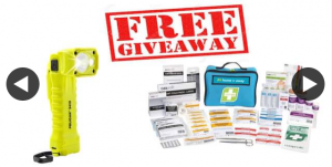 Total Emergency Supplies – Win a Pelican Right Angle Torch & a Fastaid Home & Away First Aid Kit (prize valued at $146.85)