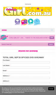 Total Girl – Win 1/20 Spycies DVDs (prize valued at $499)