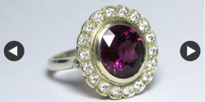 Tresors – Win this Beautiful 9ct White Gold Madagascan Purple Garnet and Diamond Ring (prize valued at $7,950)