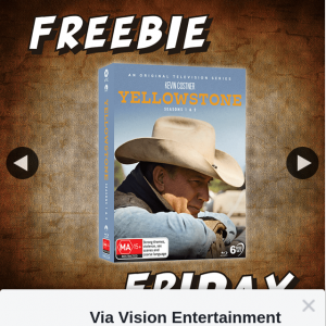 Via Vision – Win a Copy of Yellowstone Season 1 & 2 on Bluray