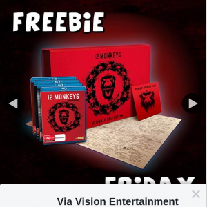 Via Vision – Win a Limited Edition 12 Monkeys Ultimate Collection on Bluray