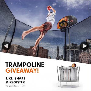 Vuly – Win a Medium Ultra Trampoline With a BaskeTBall Set