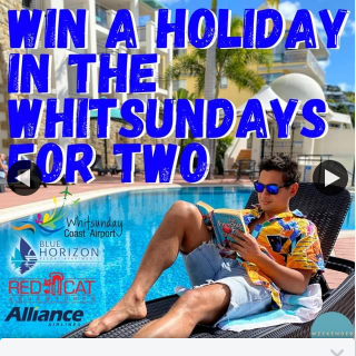 Weekender – Win a Holiday for Two In The Whitsundays (prize valued at $396)