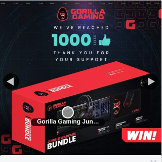 Win a Gorilla Gaming Jungle Warfare Bundle Gorilla Gaming (prize valued at $129)
