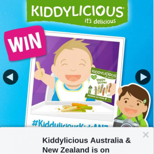 Win a Kiddylicious Prize Pack and $25 Visa Gift Card – Kiddylicious (prize valued at $700)