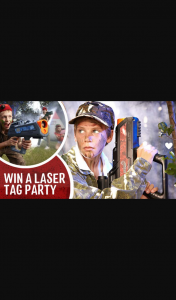 Win a Laser Tag In a Box Party Worth $599 (prize valued at $599)