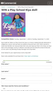 ABC – Win a Play School Kiya Doll