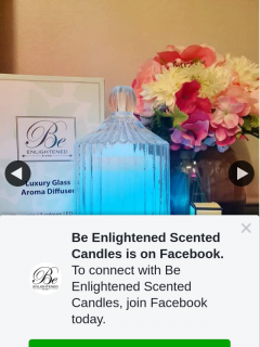 Be Enlightened Scented Candles – Win Our Brand New Luxury Glass Aroma Diffuser and a 30ml Essential & Fragrant Oil Valued at $220. (prize valued at $220)