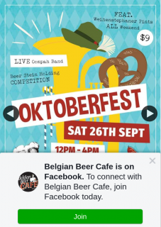 Belgian Beer Cafe – Win Two Free Seats at Our Long Table for The Belgian Beer Cafe’s Annual Oktoberfest
