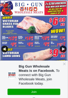 Big Gun Wholesale Meats Underwood – Win 1 of 2 X $200 Vouchers (prize valued at $400)