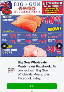 Big Gun Wholesale Meats – Win 1 of 2 X $200 Vouchers (prize valued at $400)
