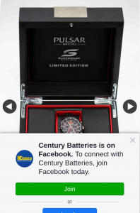Century Batteries – Win a Pulsar Supercars Limited Edition Watch