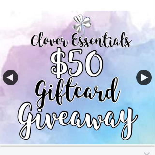 Clover Essentials – Win $50 Gift Card
