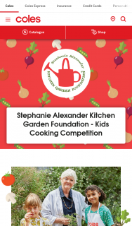 COLES kids cooking comp – Win an Exciting Prize Pack From The Stephanie Alexander Kitchen Garden Foundation and Coles