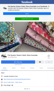 Fat Quarter Sisters – Standard Postage In Australia (prize valued at $1)
