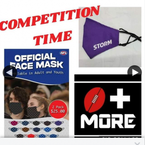 Footy Plus More – Win a Footy Related Face Mask (prize valued at $25)
