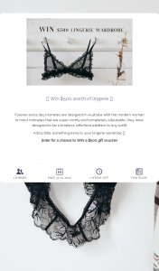 Forever and a day – Win $500 Worth of Lingerie ⭑ (prize valued at $500)