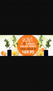 Gardening Australia – Win a Fruit Salad Tree (prize valued at $69.95)