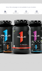 Global Nutrition Australia – Win Supplements and Merchandise From Rule 1 Proteins (prize valued at $1,000)