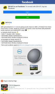 JB HIFI – Win 1 of 6 Work From Home Prize Packs