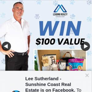 Lee Sutherland Sunshine Coast Real Estate – Win Your Kitty Will Be Spoilt With Treats (prize valued at $100)