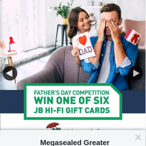 Megasealed Greater Perth – Win a $100 Gift Card for Jb Hi-Fi