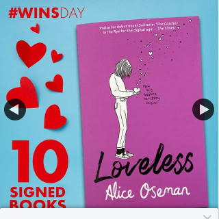 QBD Books – Win One of Ten Signed Copies of Loveless
