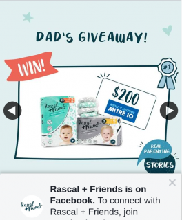 Rascal Friends – Win Three Months Supply of Rf & $200 Mitre10 Gift Card