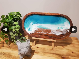 SLEEK Custom Resin Design – Beautiful Ocean (prize valued at $60)