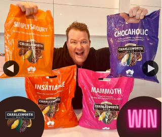 South Aussie With Cosi – Win Charlesworth Nuts Showbags?