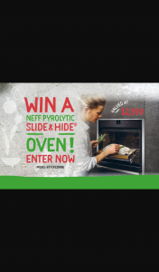 South Melbourne Market – Win a Neff Pyrolytic Slide&hide® Oven Promotion 2020 (prize valued at $2,899)