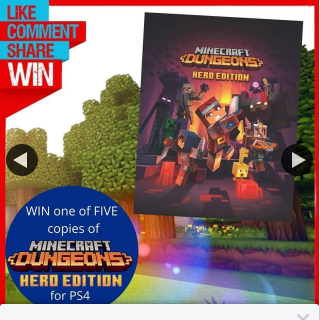 Stack magazine – Win a Copy of Minecraft Dungeons Hero Edition on PS4