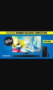 Stack magazine – Win a 75” Samsung Q80t Qled Tv and Soundbar