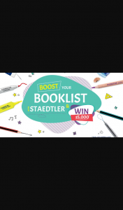 Staedlter – Win $5000 for Your School (prize valued at $1,000)