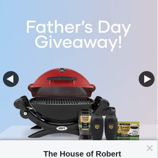 The House of Robert Timms – Win Prize Pack Including Weber Q Premium