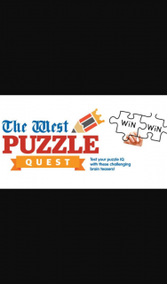 The West Australian – Win 1 of 5 X $50 Coles Gift Card (e-gift Card) Thanks to The West Australian and Puzzle Quest