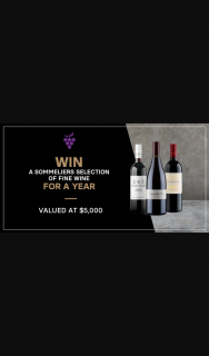 The Wine Collective – Win Something Equally Big (prize valued at $5,000)