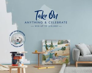 Dulux – Win 1 of 5 grand prizes of $10,000 cash each OR 1 of 50 minor prizes