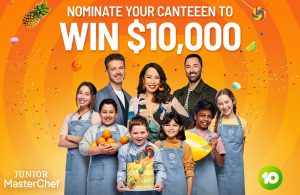Network 10 – Junior MasterChef – Win a prize package of $10,000 to the Winner’s nominated school or community club