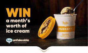 Networth 10 – Bulla – Win 1 of 60 prizes of a month supply of Bulla Murray St Ice Cream each